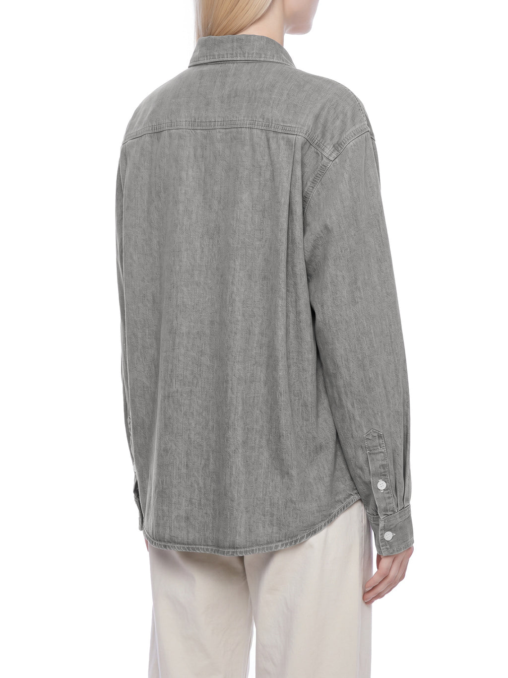 Unisex Vintage Wash Denim Shirt