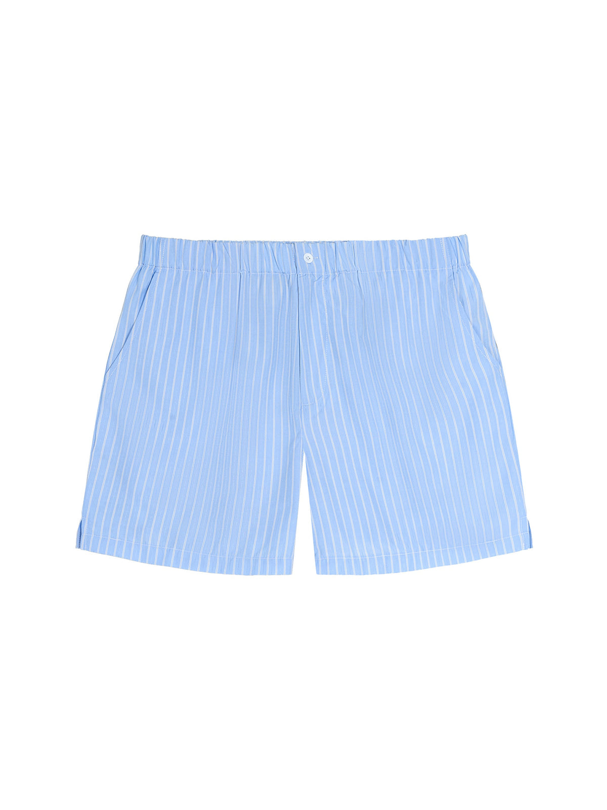 Men’s Striped Elastic Waist Shorts