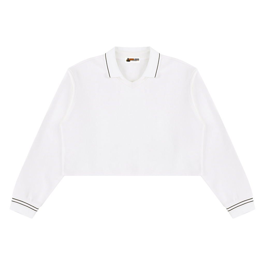 Women’s Crop Collared Sweatshirt