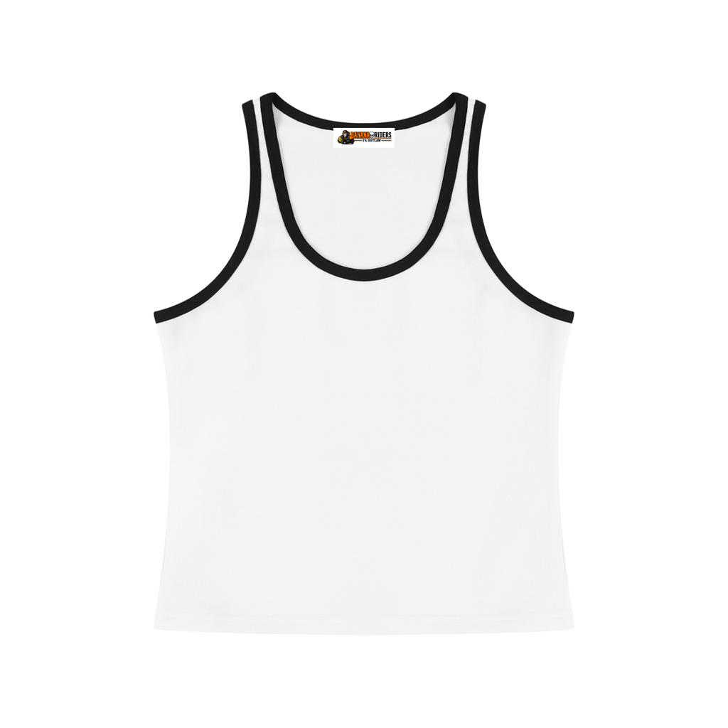Women's Color Block Cropped Tank Top