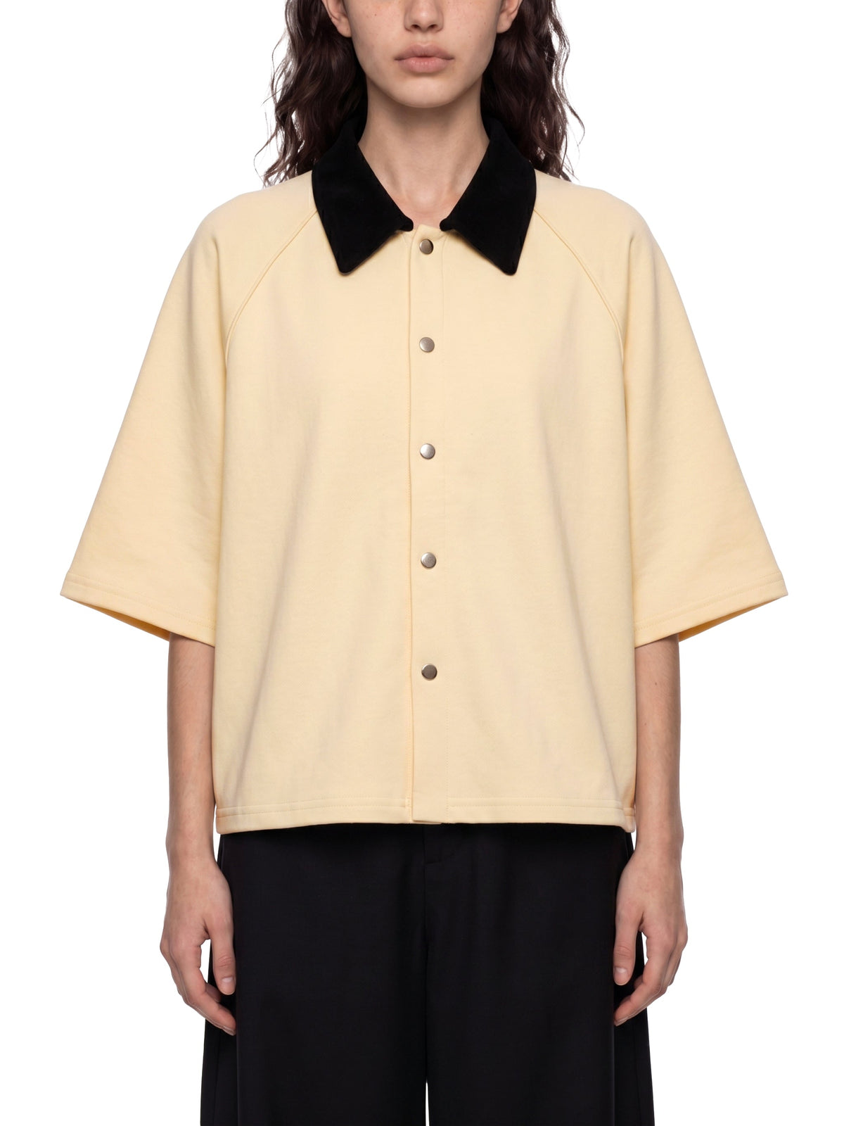 Unisex Colour Block Boxy Short Sleeve Shirt