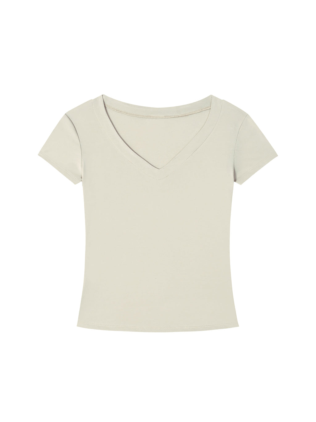 Women’s Tencel Slim Fit V-Neck T-Shirt