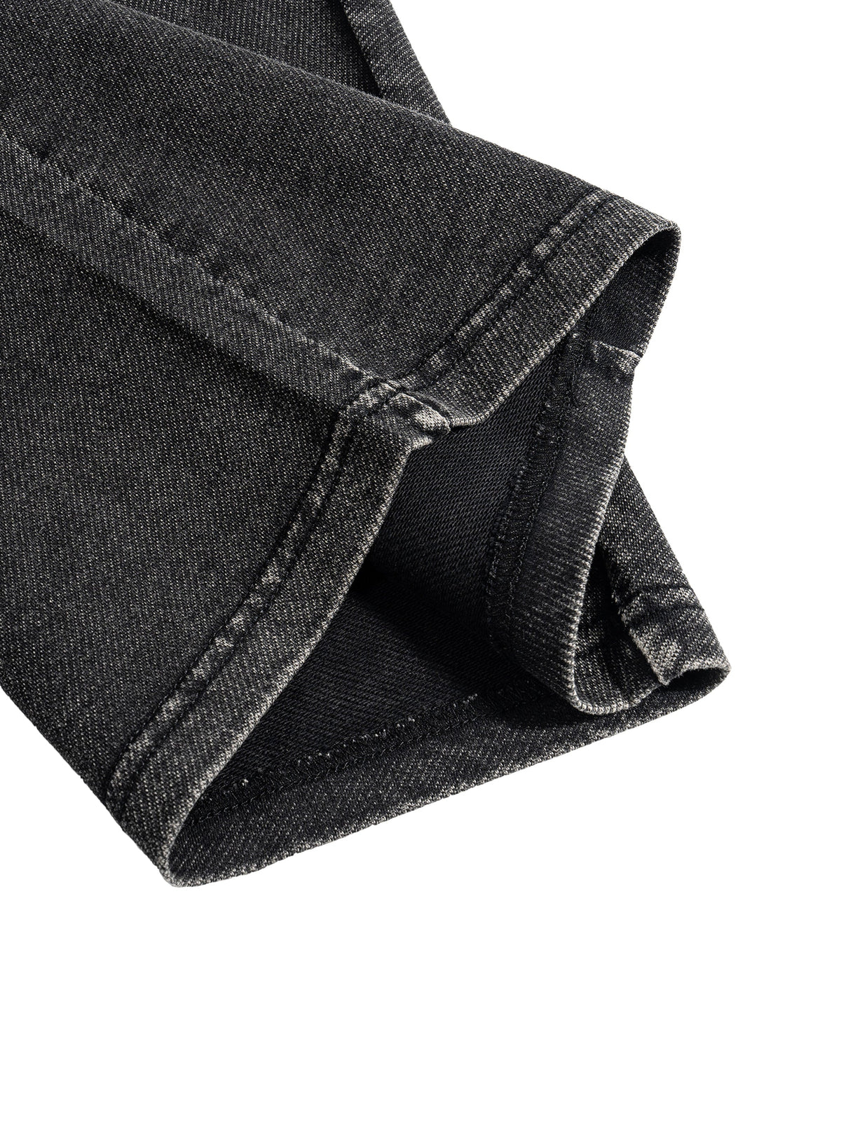 Snow Wash Drawstring Cotton Pants