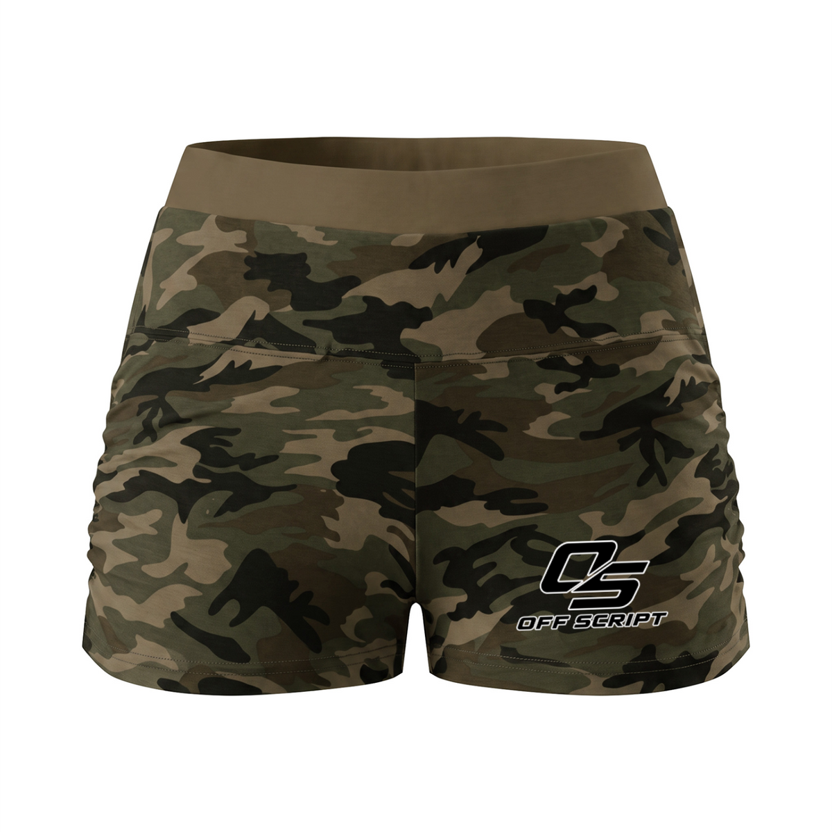 Off Script Women’s Slim Camo Shorts