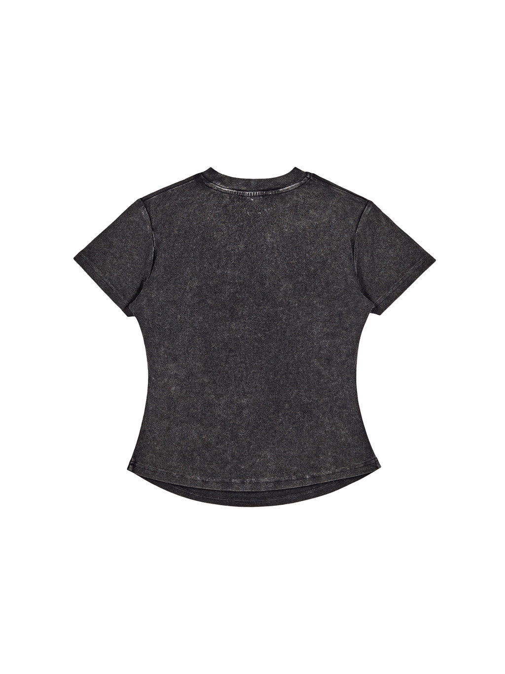 Vintage Washed Bodycon Cotton T-Shirt