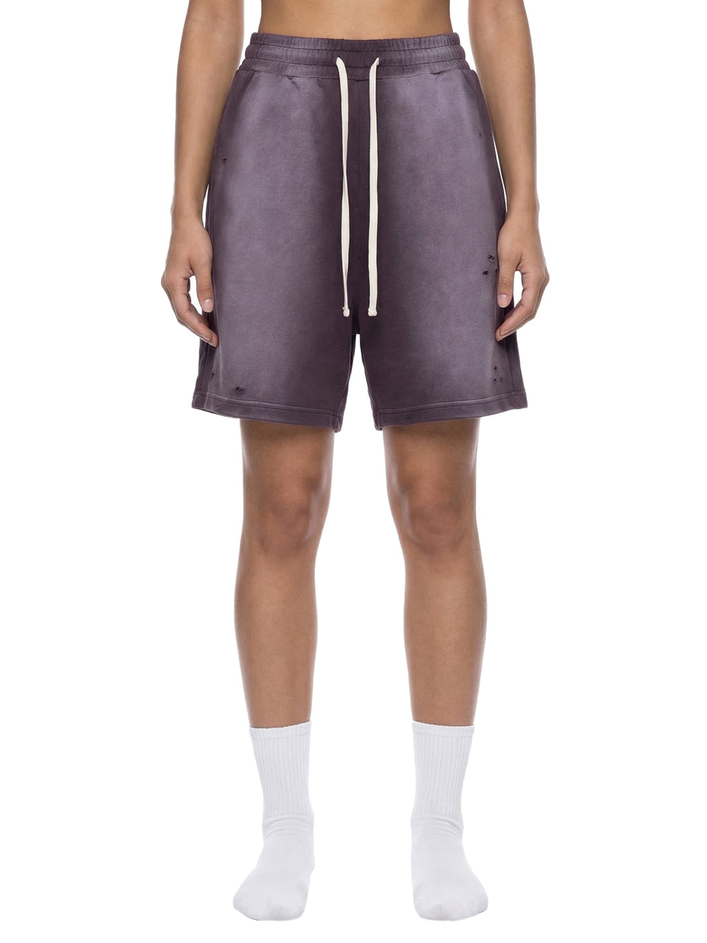 Sun-Faded Distressed Shorts