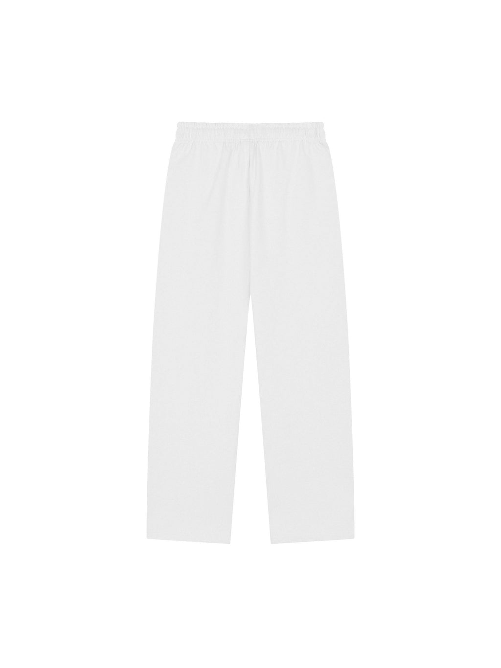 Solid Colour Straight-Leg Sweatpants