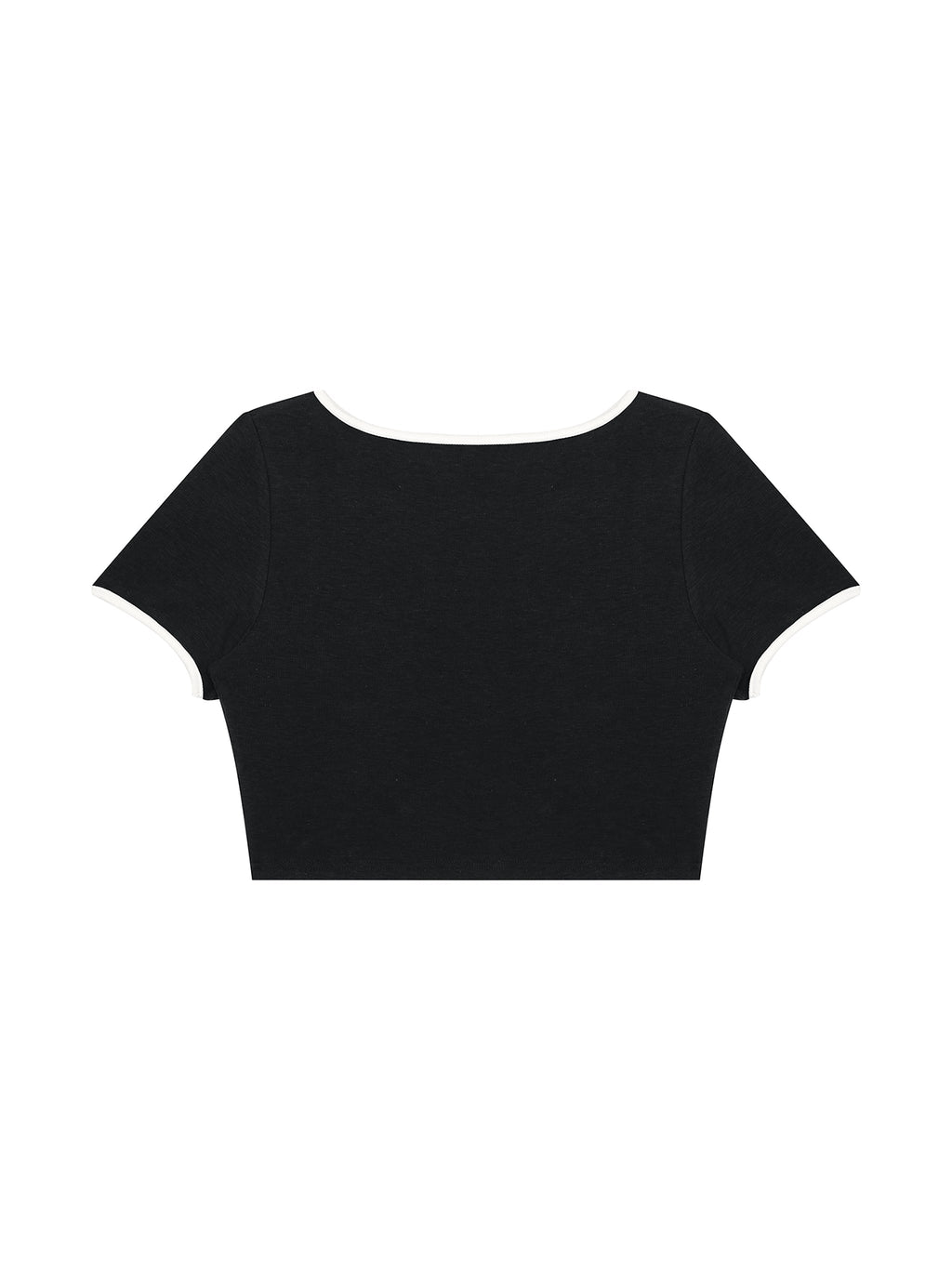 Women's Color Block Crop T-Shirt