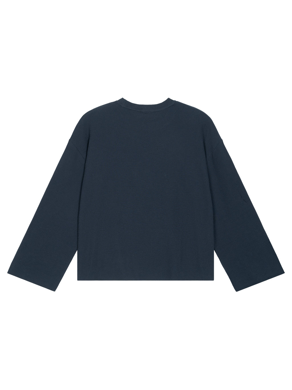 Unisex Waffle Raw Edge T-Shirt
