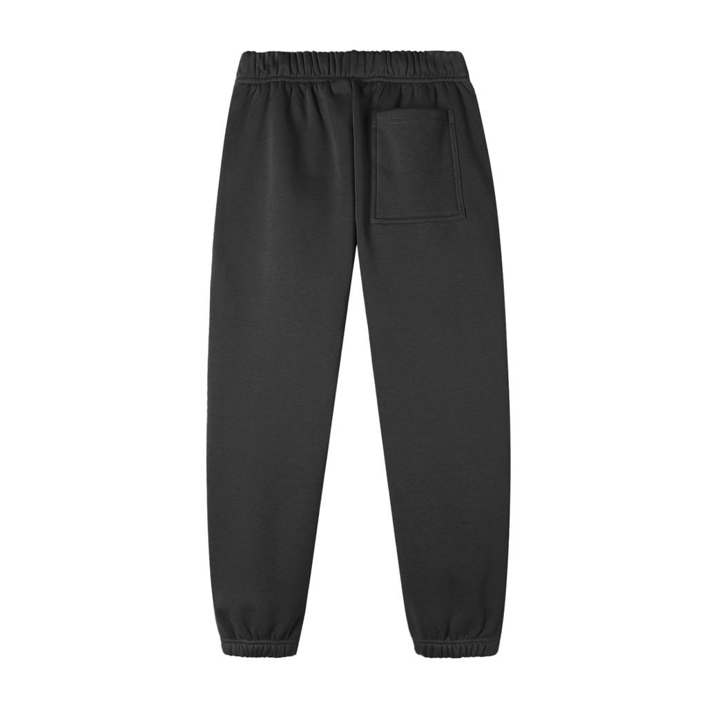 Unisex Essential Fleece Sweatpants – Black back view
