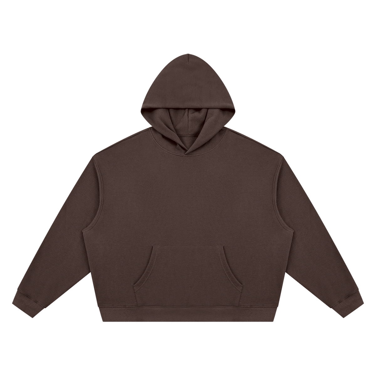 Unisex Waffle Boxy Hoodie