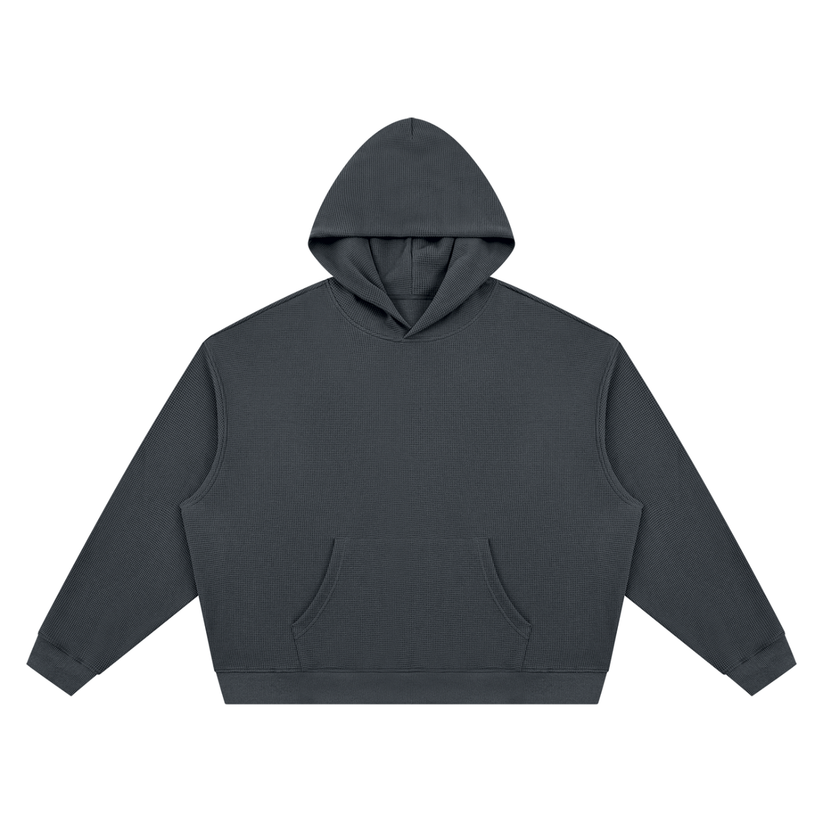 Unisex Waffle Boxy Hoodie