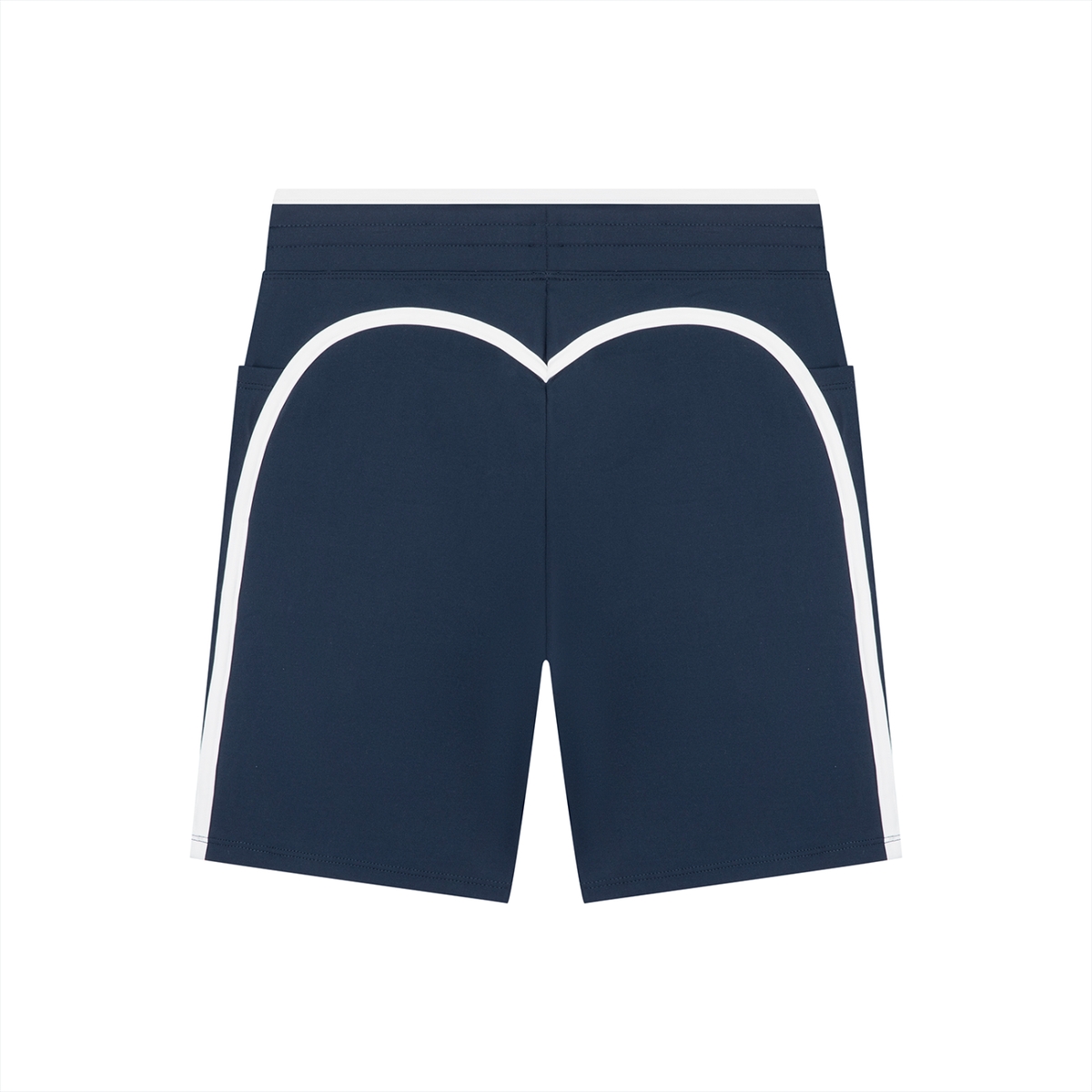 Women's High Rise Color Block Yoga Shorts