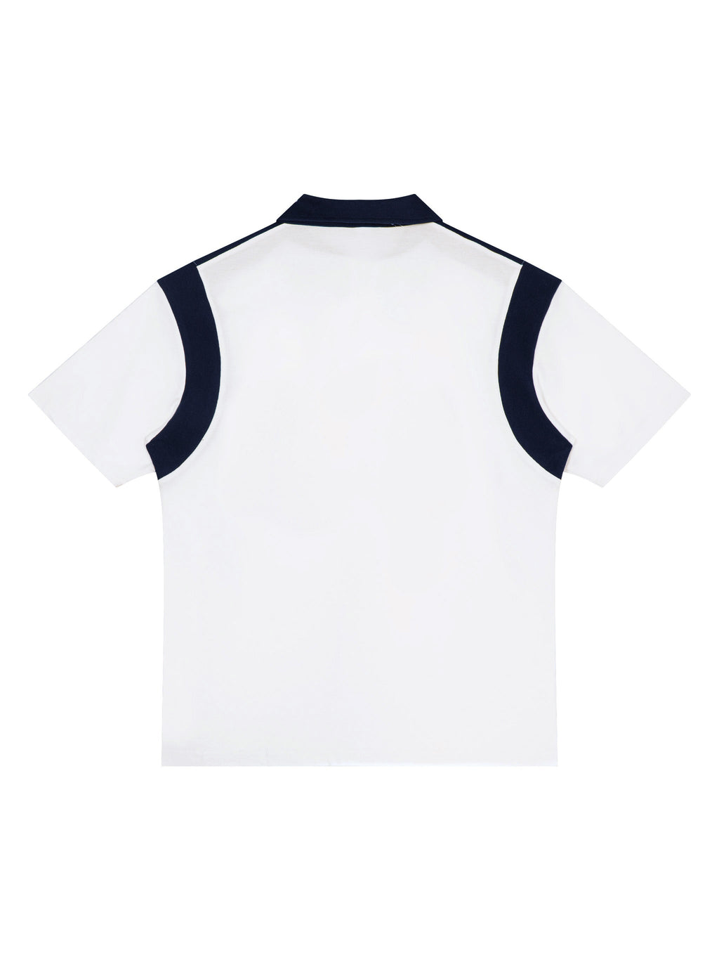 Unisex Color Block Quarter Zip Polo Shirt