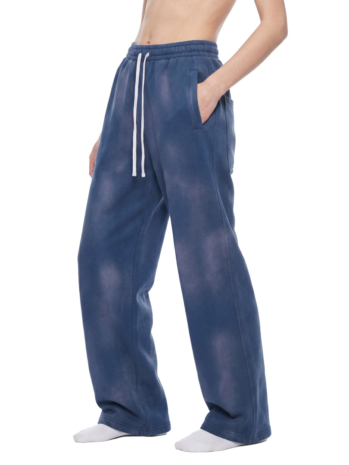 Unisex Sunfade Wide-Leg Fleece Sweatpants