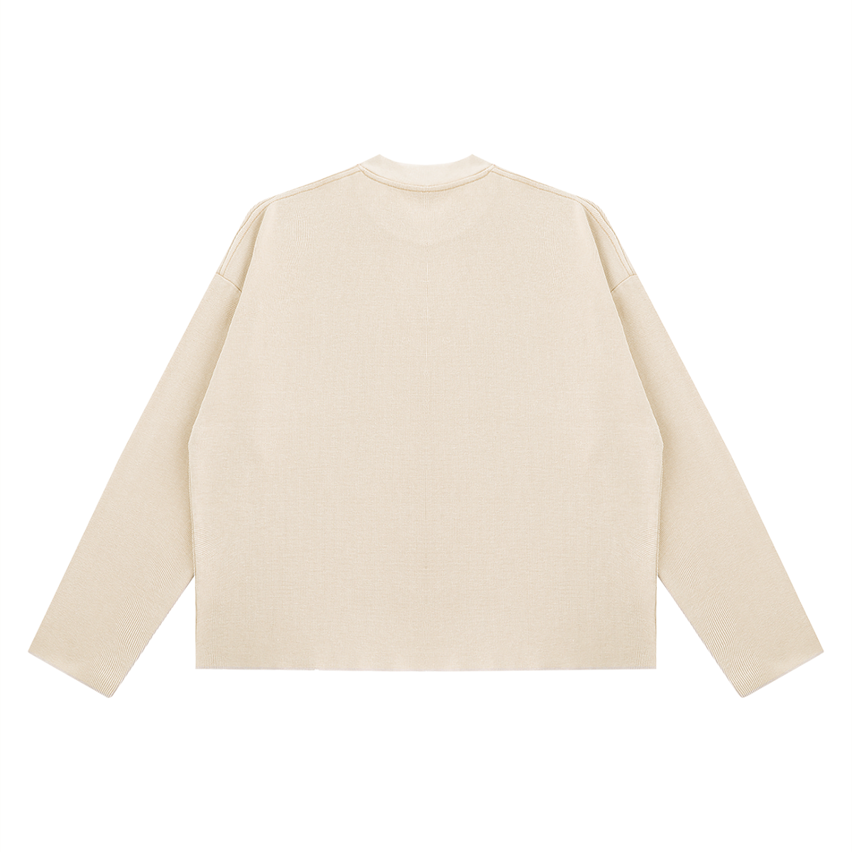 Unisex Vintage Wash Boxy Waffle Raw Edge T-Shirt