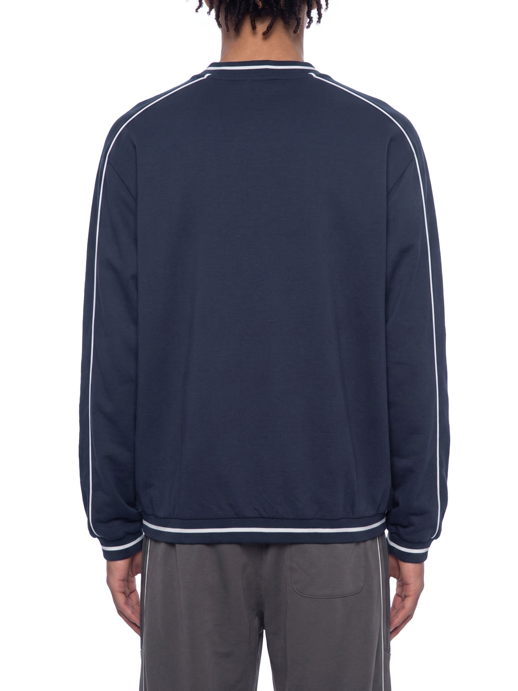 Unisex Color Block V-Neck Sweatshirt