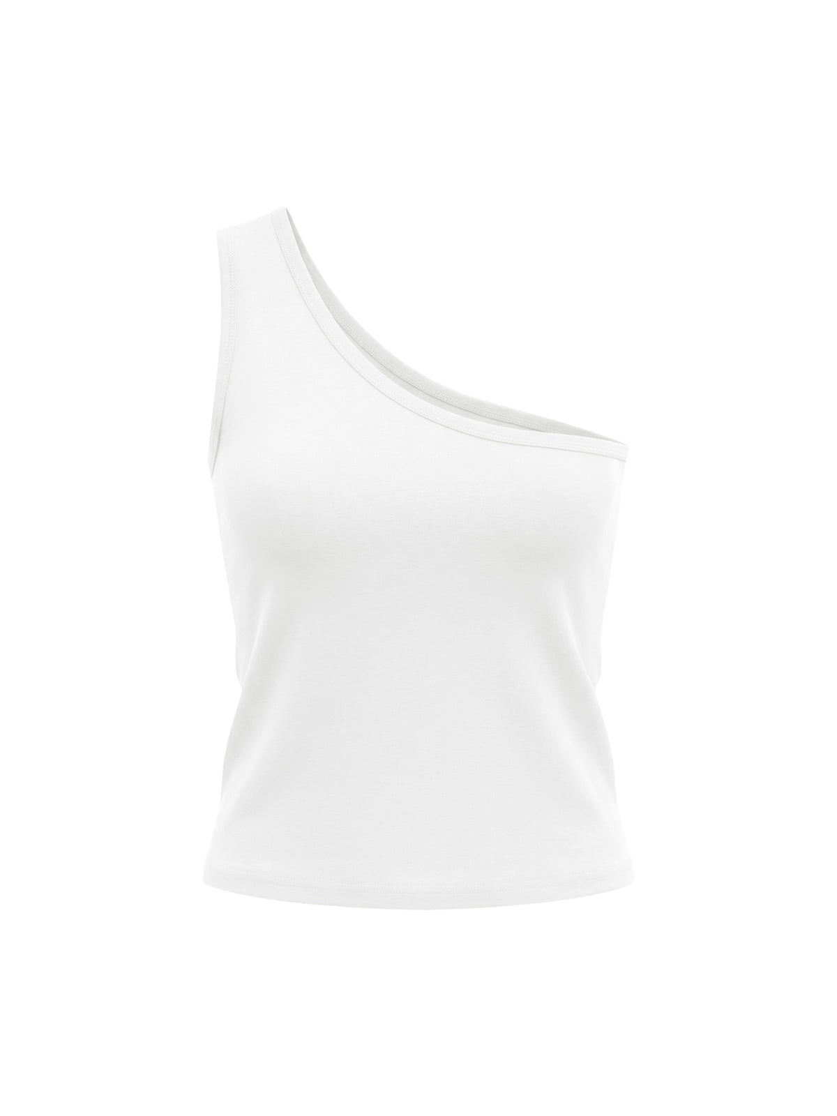 Women's One-Shoulder Crop Tank Top