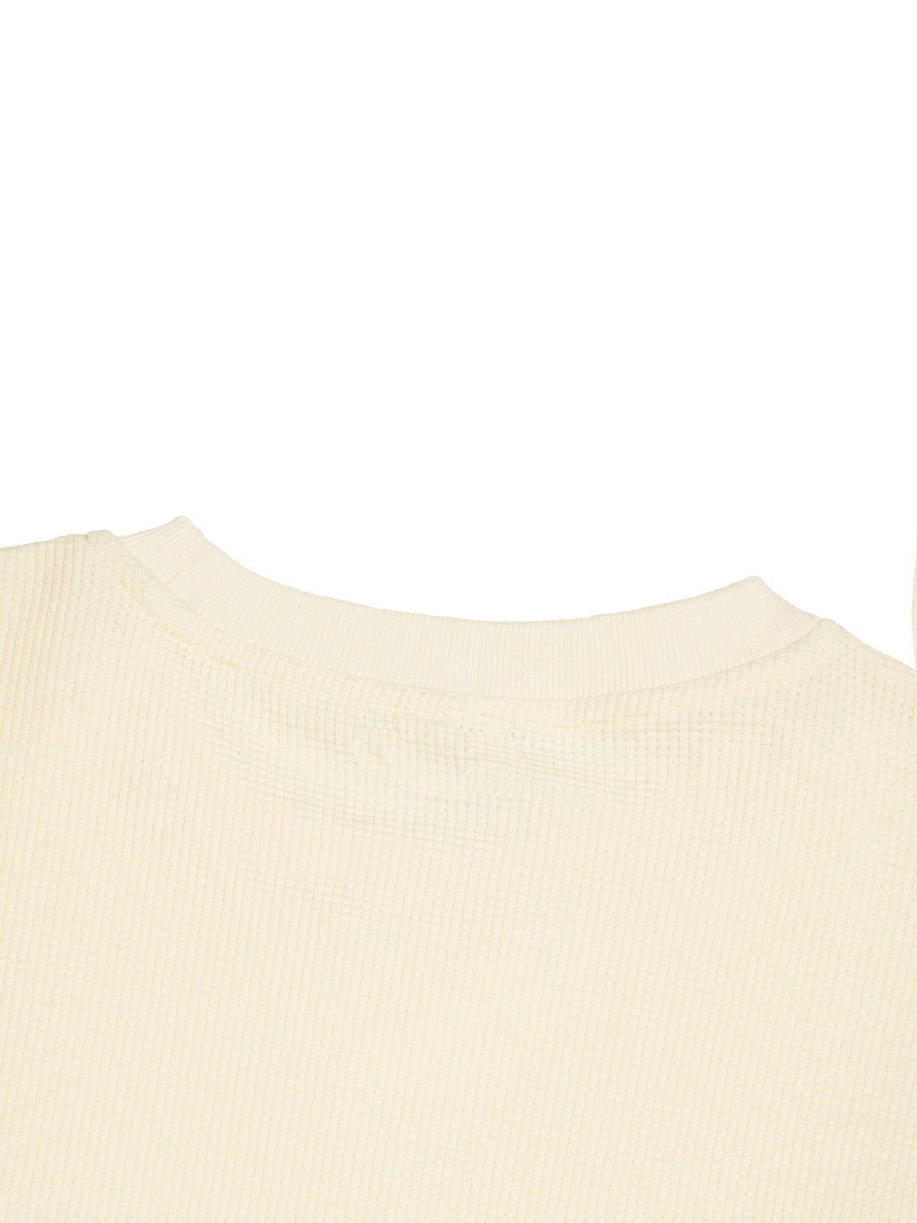 Unisex Waffle Raw Edge T-Shirt