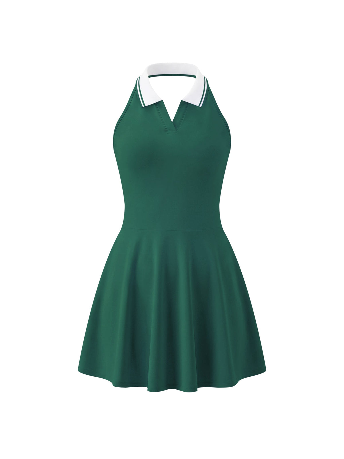 Women’s Collared Halter A-Line Tennis Dress