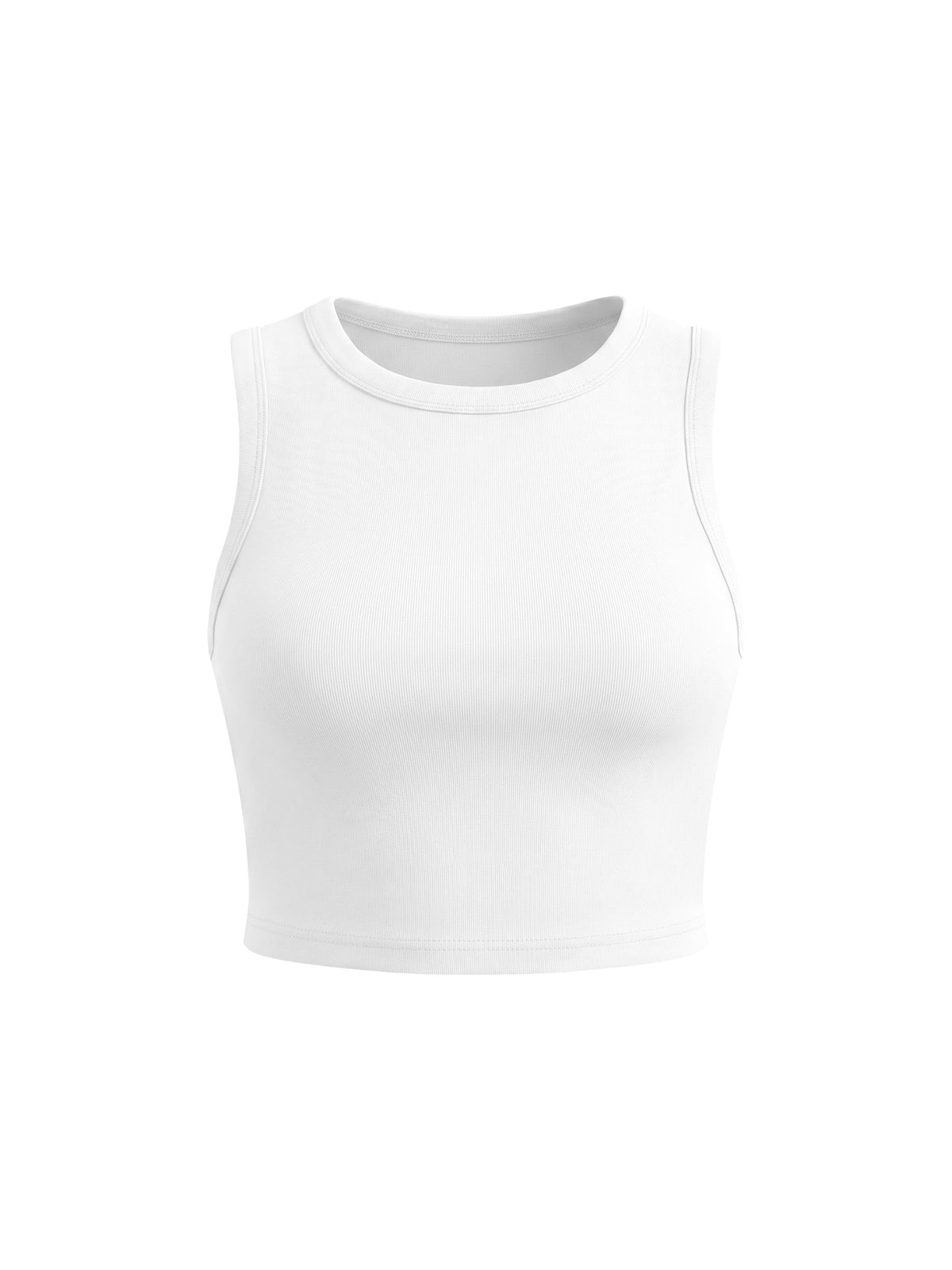 Women's Tight Crewneck Crop Tank Top