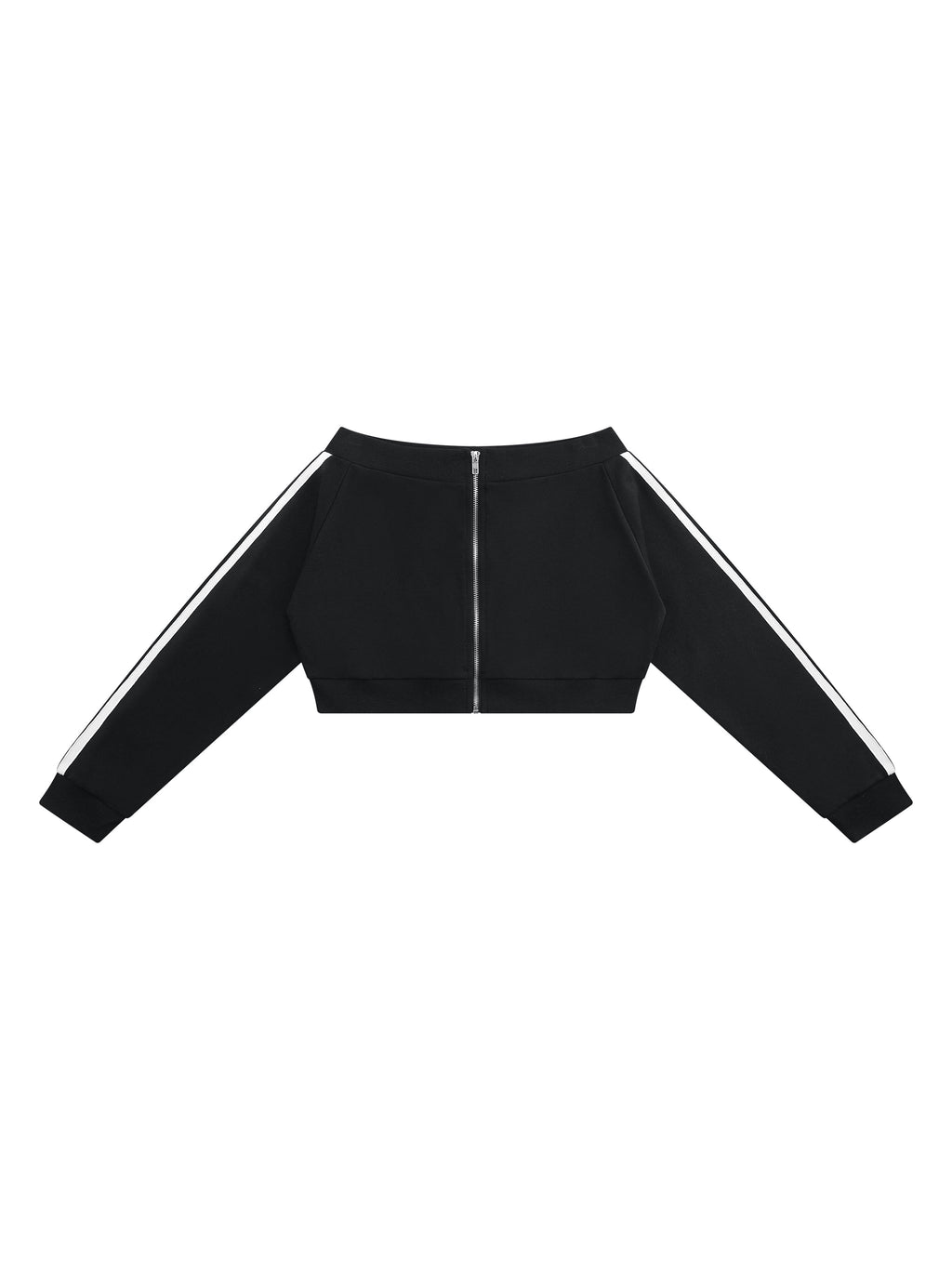 Women's Off-Shoulder Full Zip Hoodie