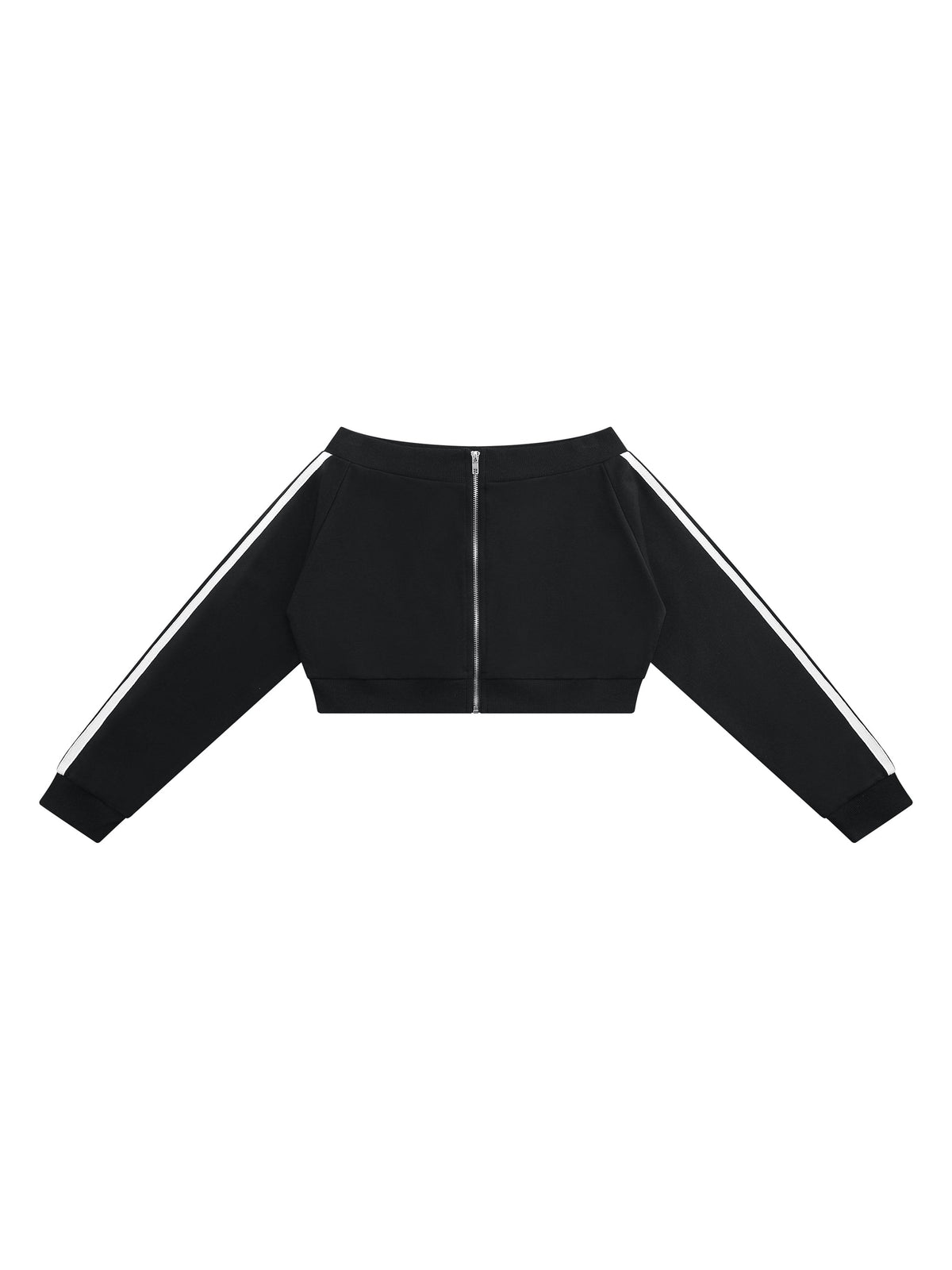 Women's Off-Shoulder Full Zip Hoodie
