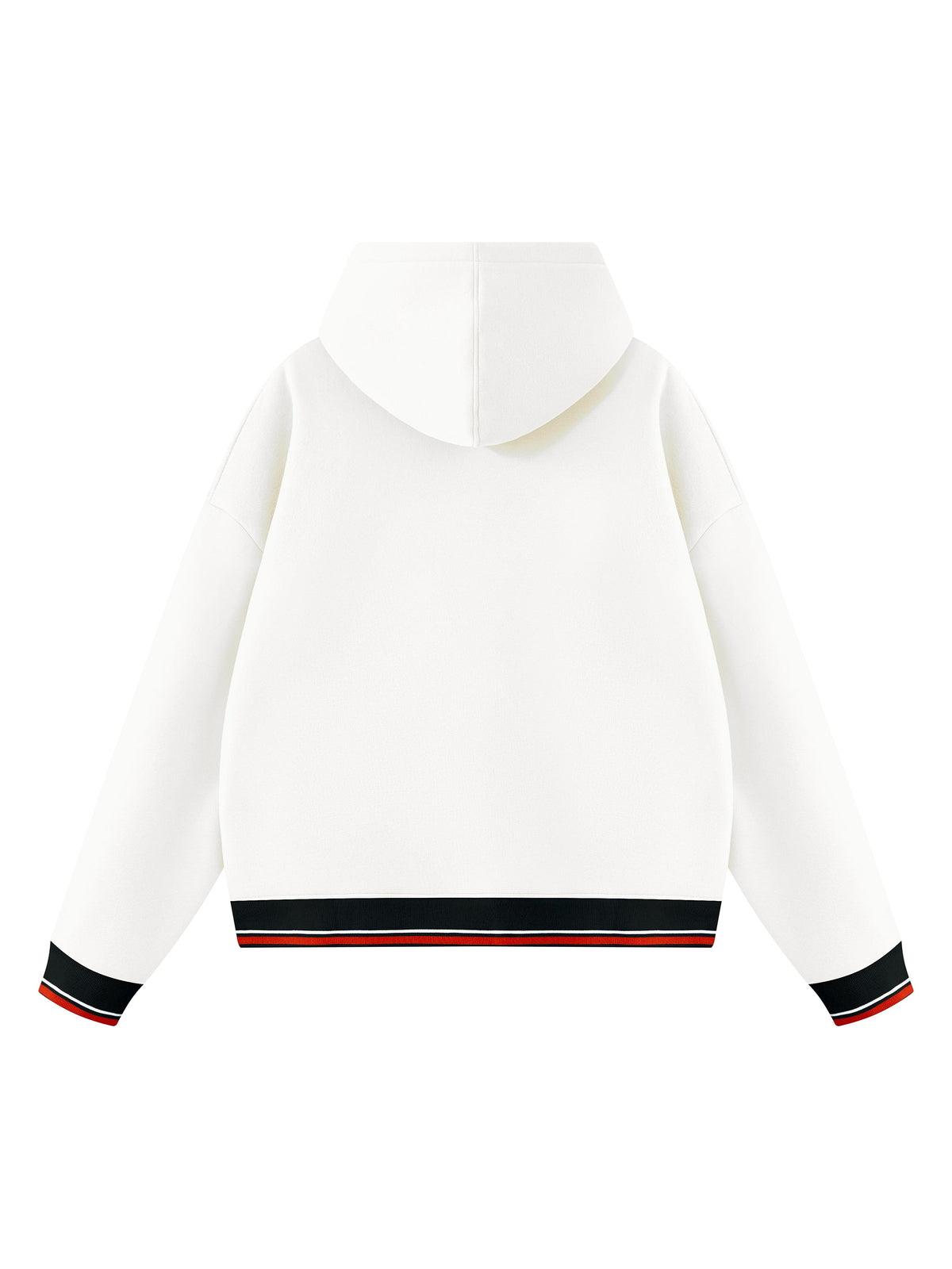 Unisex Oversized Color Block Fleece Hoodie