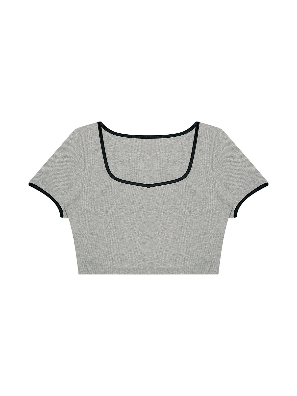 Women's Color Block Crop T-Shirt