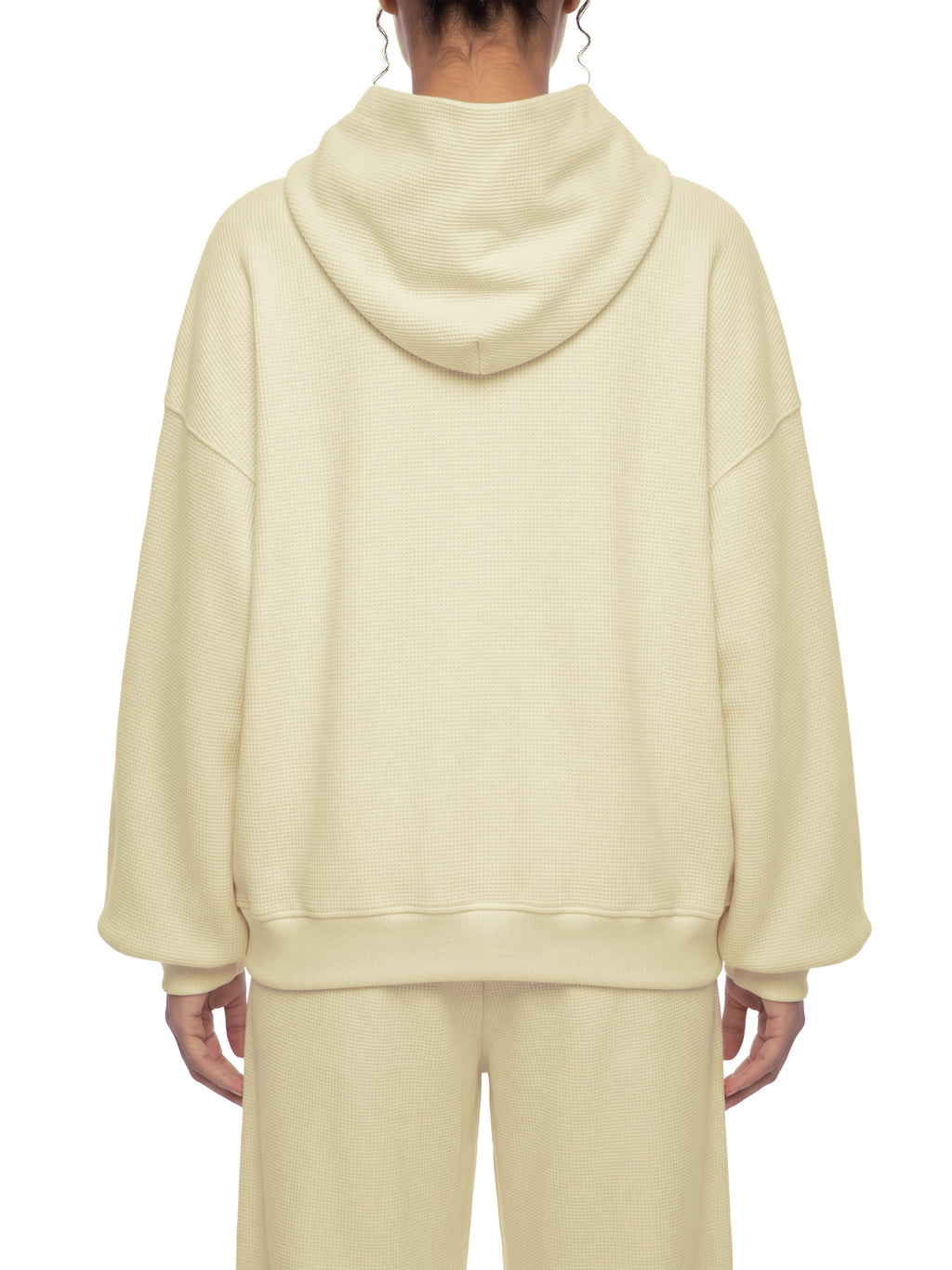 Unisex Waffle Boxy Hoodie