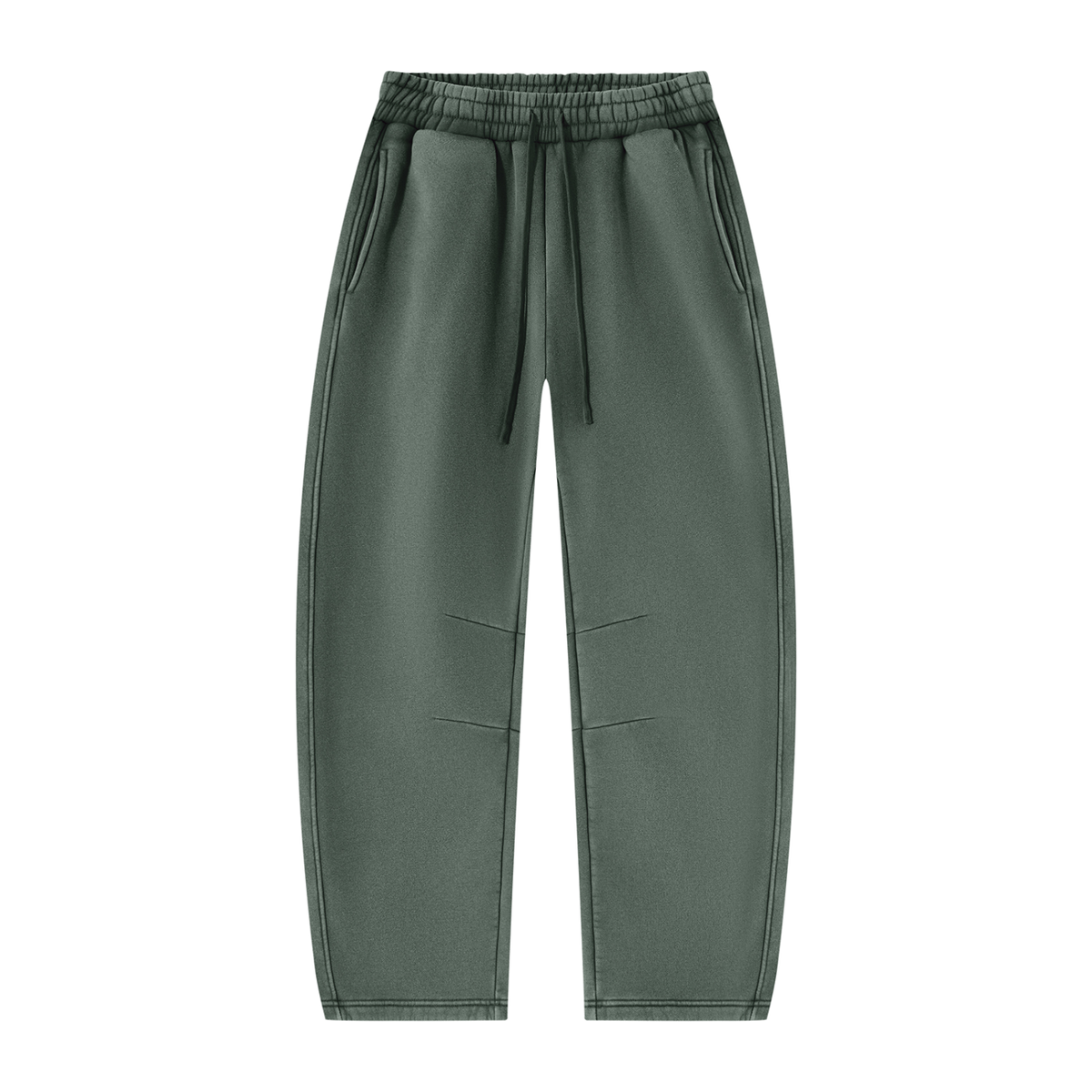 Unisex Vintage Wash Barrel-Leg Fleece Sweatpants V3