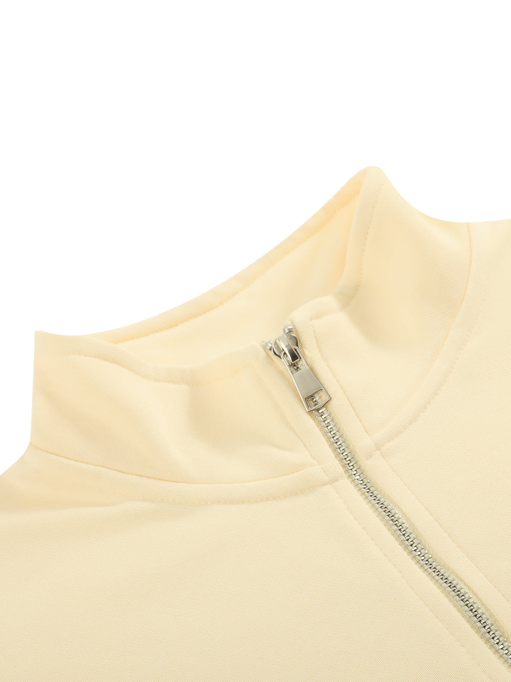 Women's Quarter Zip Crop Sweatshirt