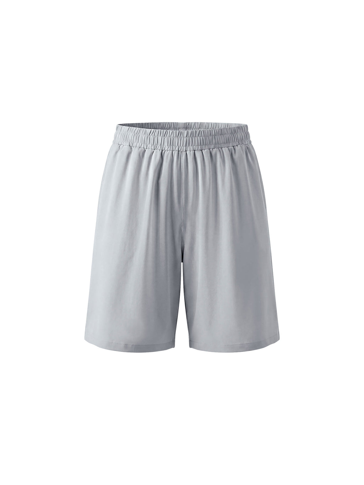 Men’s Solid Elastic Waist Shorts