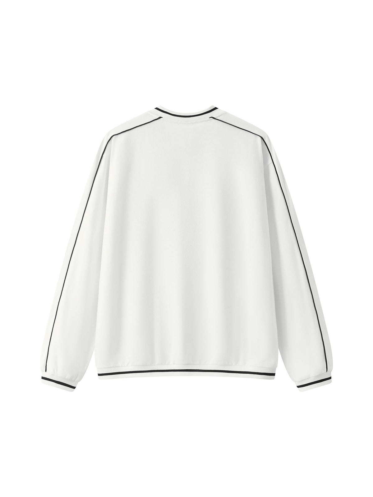 Unisex Color Block V-Neck Sweatshirt