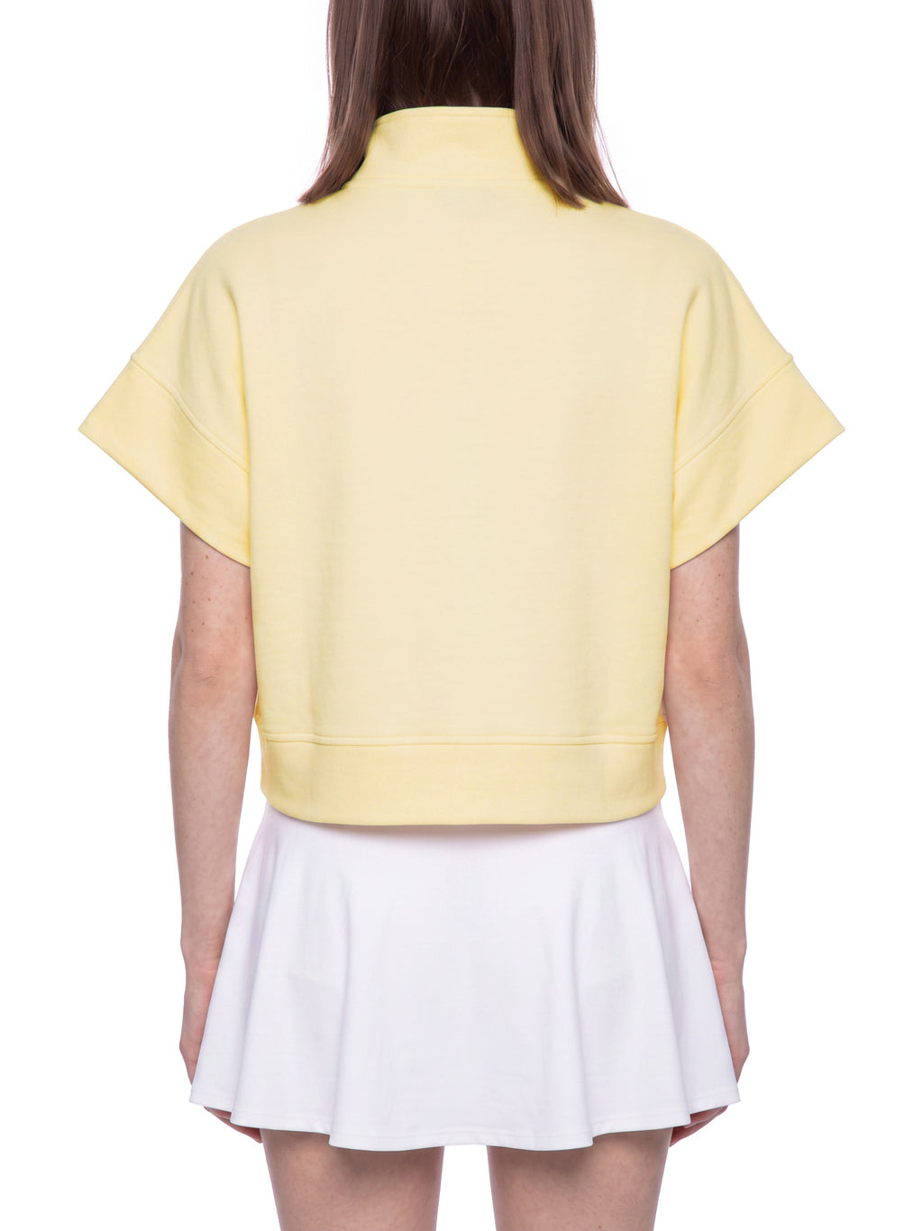 Women's Quarter Zip Crop Sweatshirt