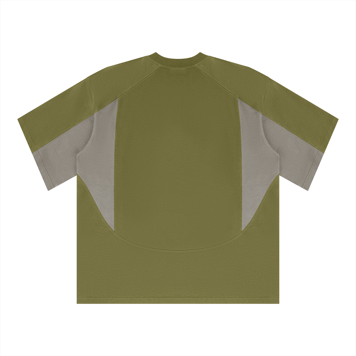 Unisex Color Block Paneling T-Shirt