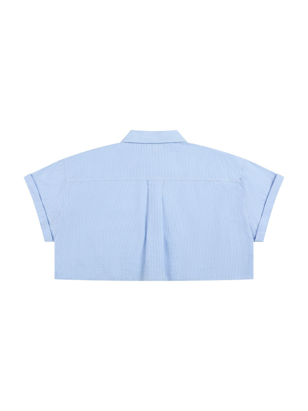 Women’s Striped Boxy Cropped Shirt