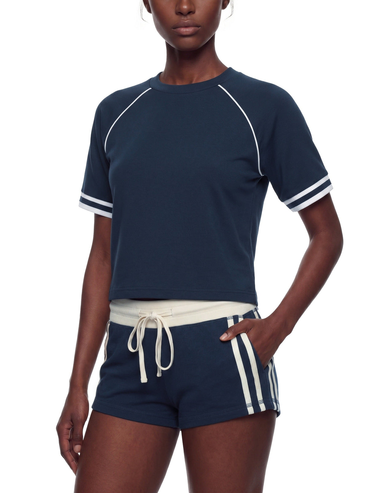Women’s Raglan Ribbed T-Shirt