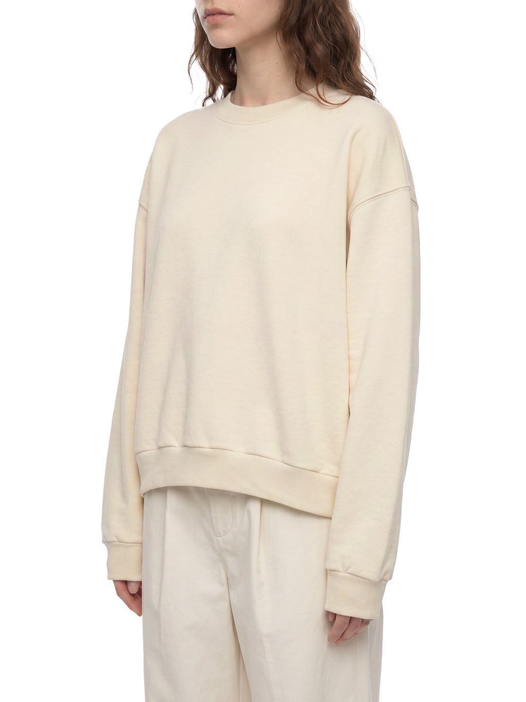 Boxy Fleece Crewneck Sweatshirt