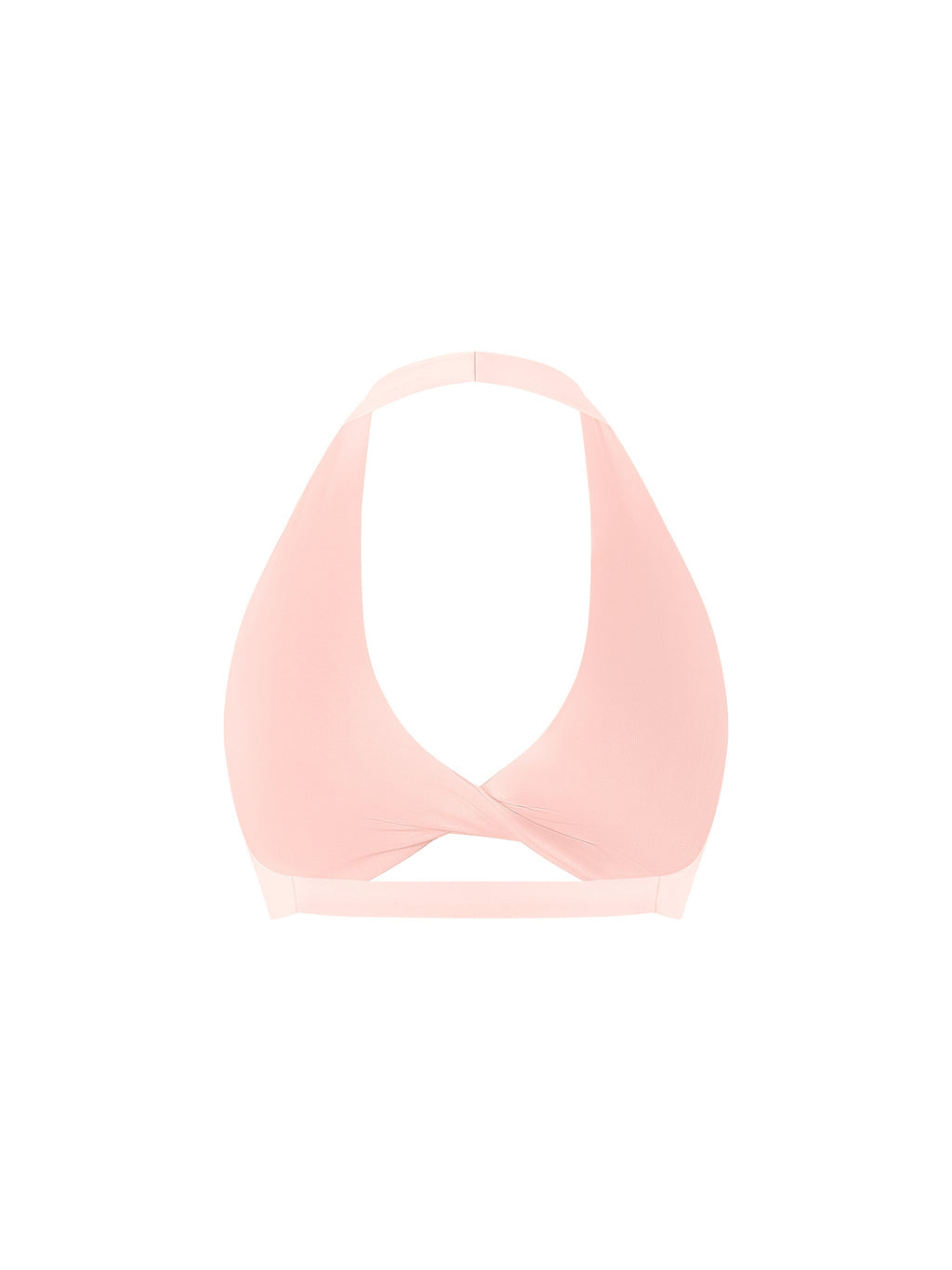 Women's Pleated Halter Sports Bra