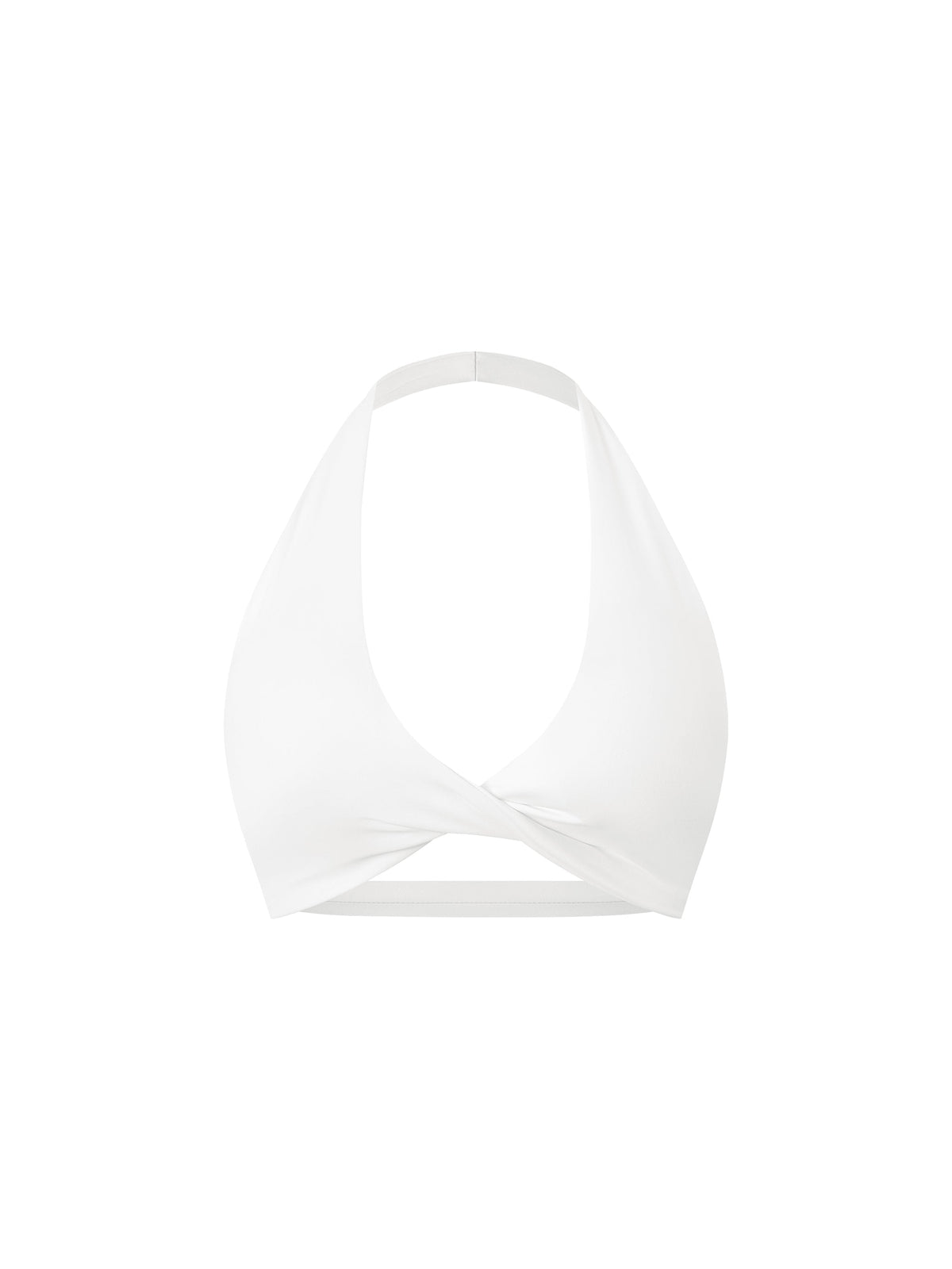 Women's Pleated Halter Sports Bra