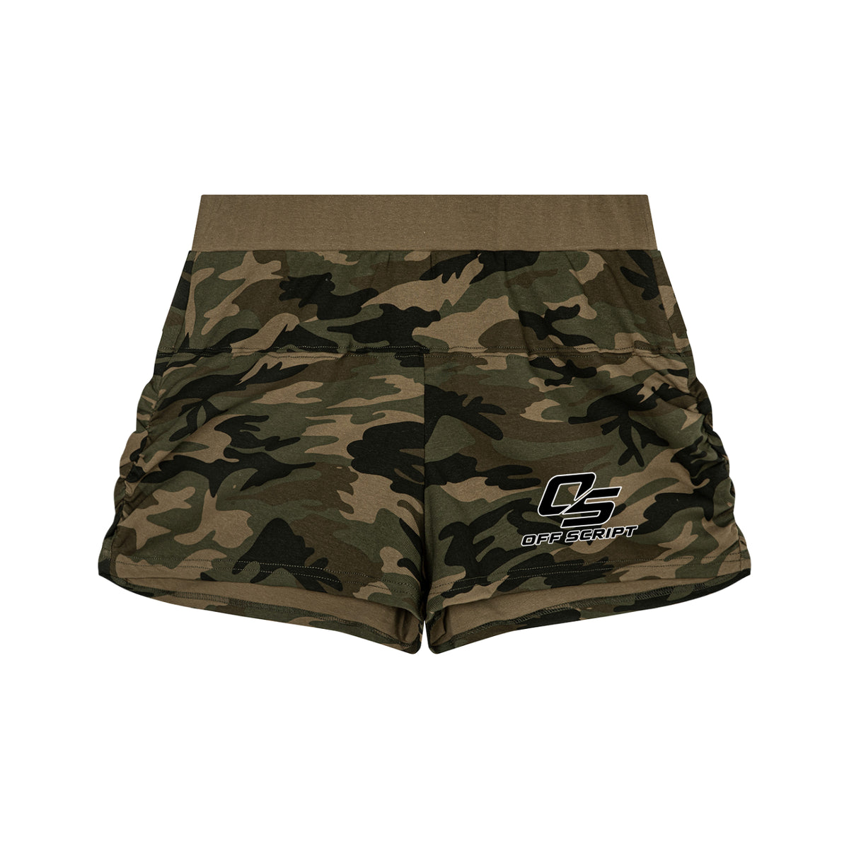 Off Script Women’s Slim Camo Shorts
