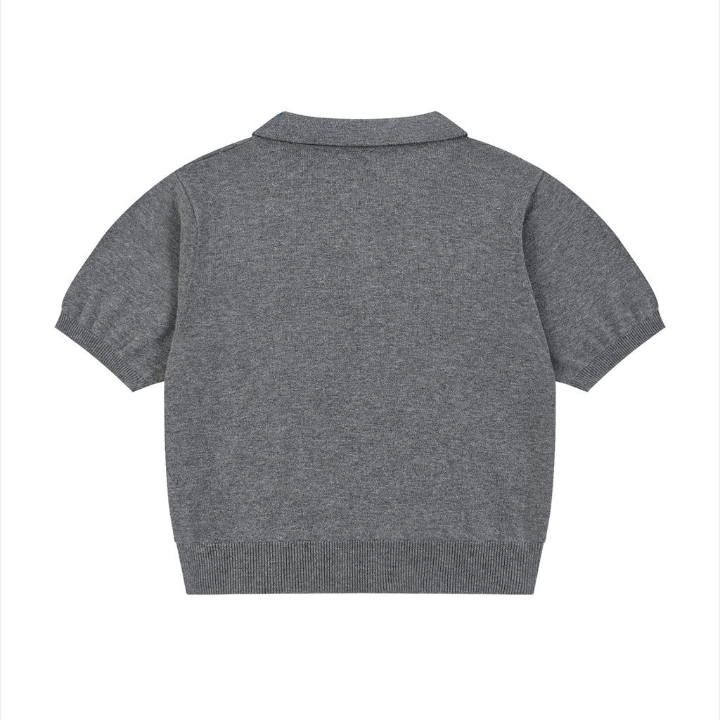 Women’s Knit Cotton Polo Shirt