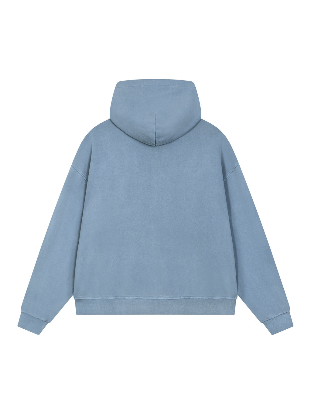 Unisex Vintage Wash Full Zip Boxy Hoodie
