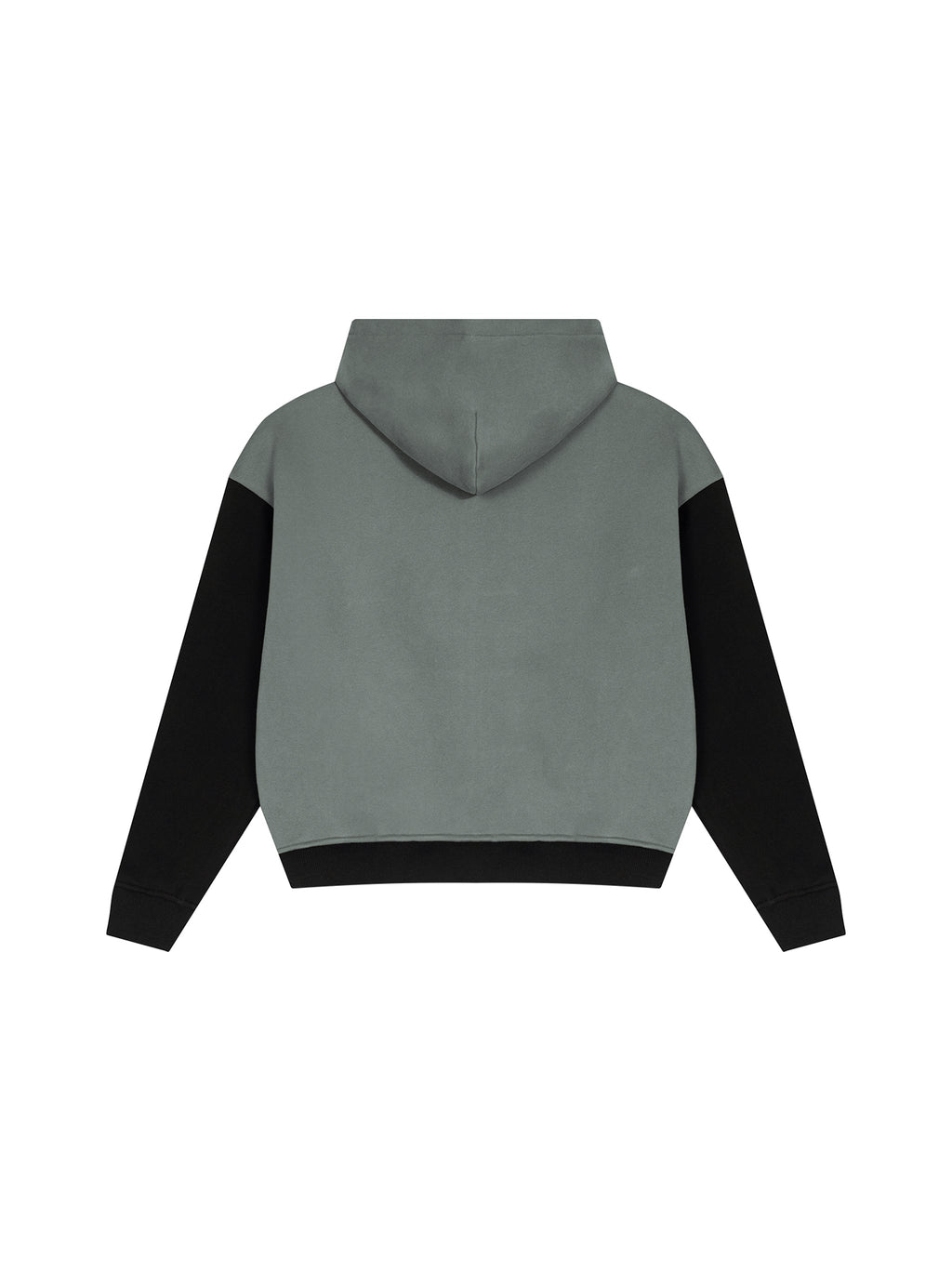Unisex Color Block Fleece Full Zip Hoodie