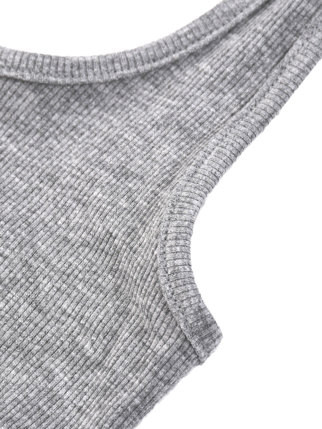 Women's Ribbed Henley Tank Top