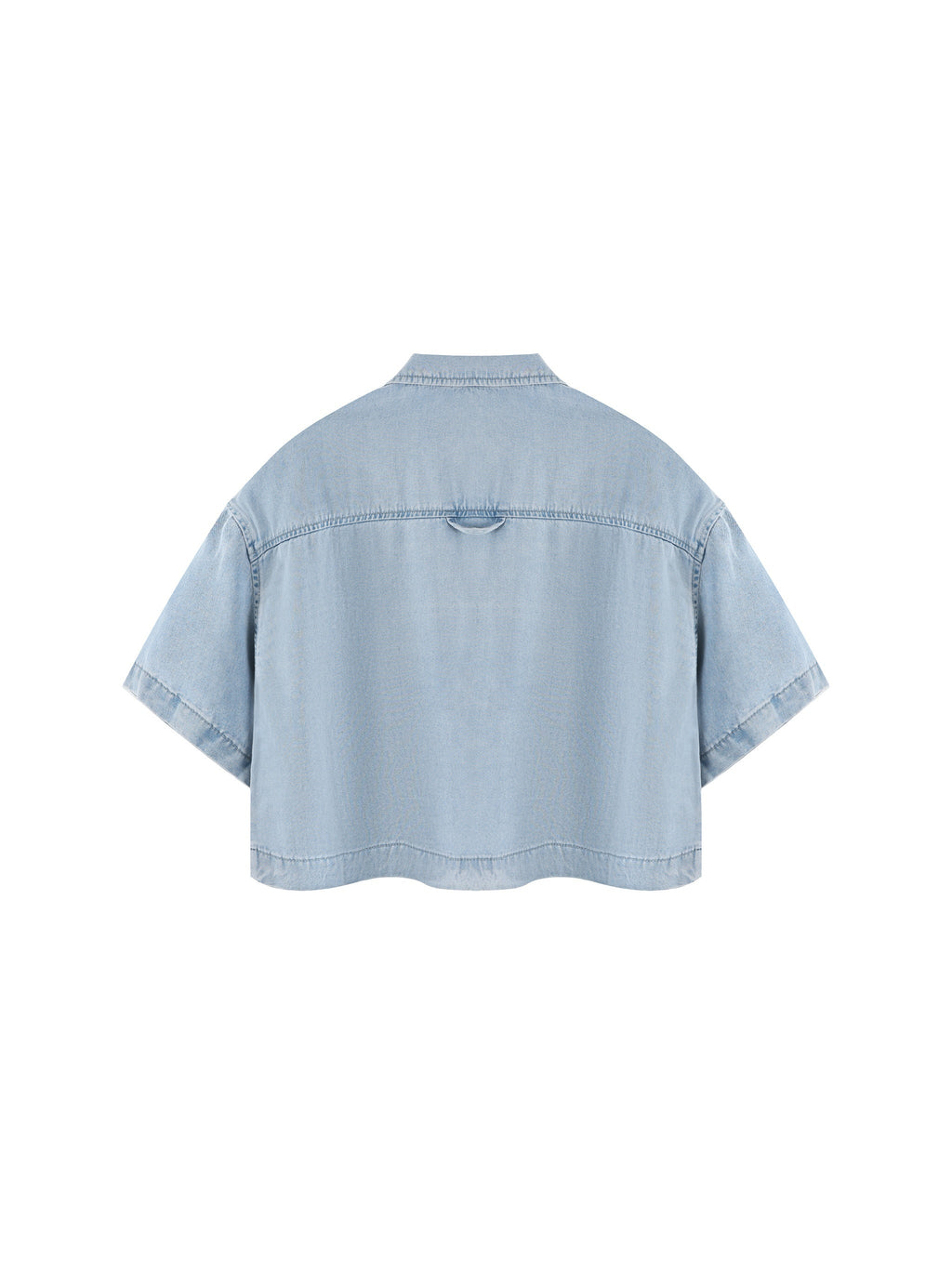 Women's Vintage Wash Boxy Cropped Shirt