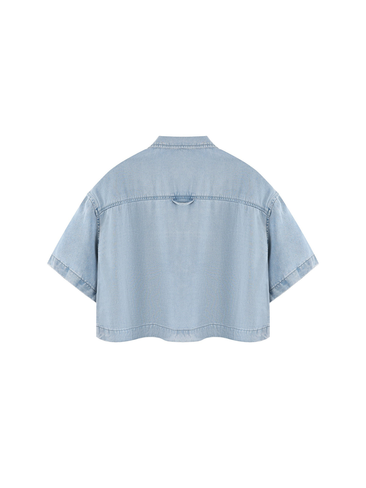 Women's Vintage Wash Boxy Cropped Shirt