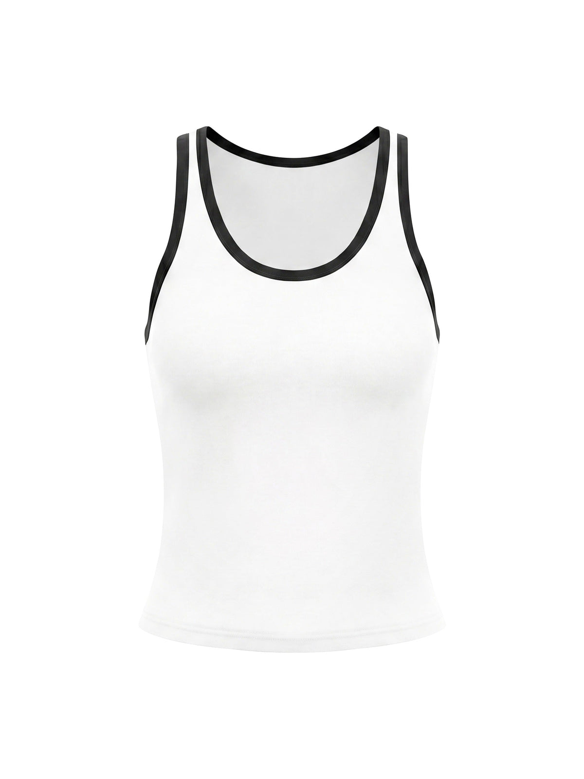 Women's Color Block Cropped Tank Top
