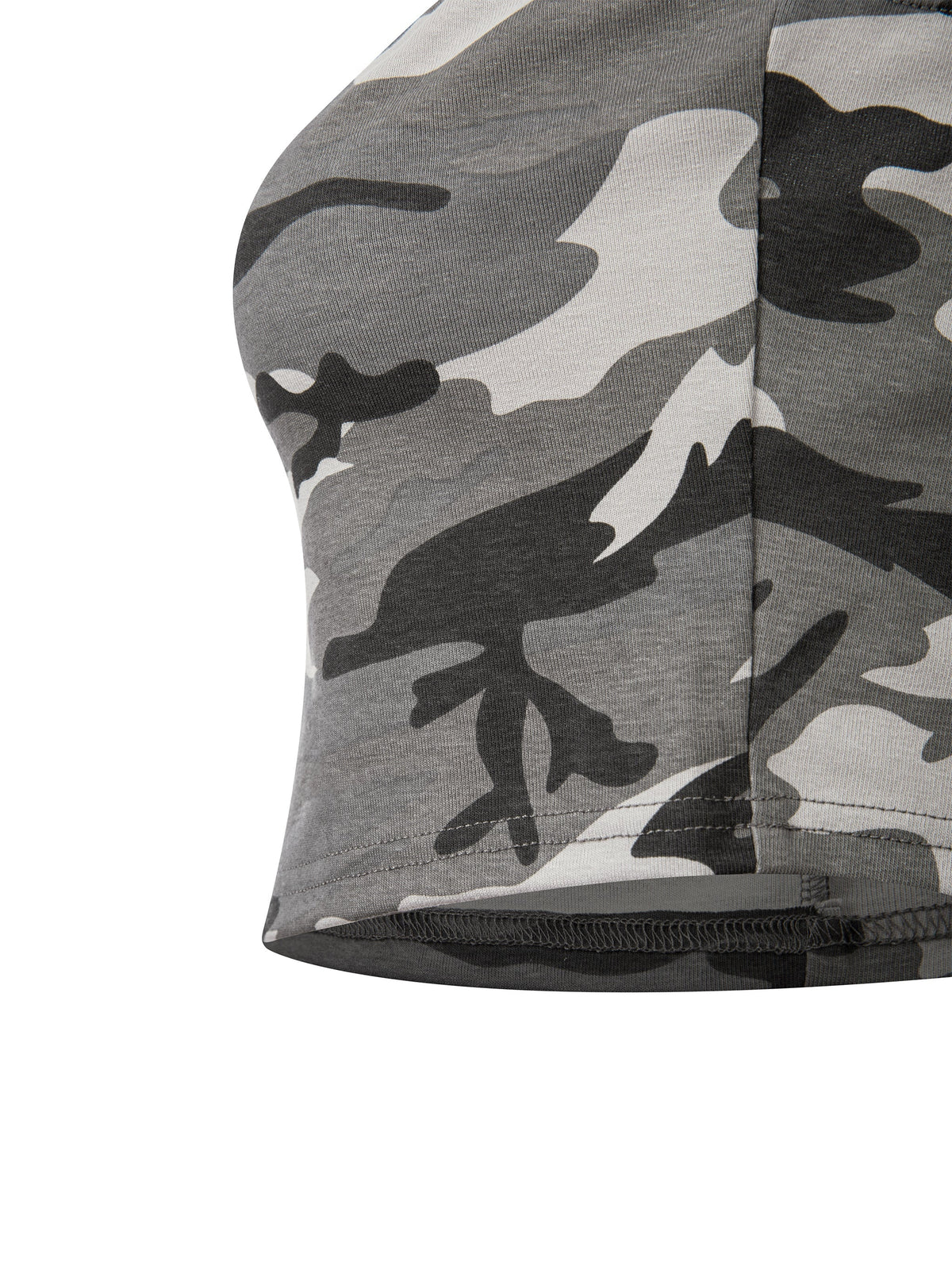Women’s Camo Cropped Tube Top